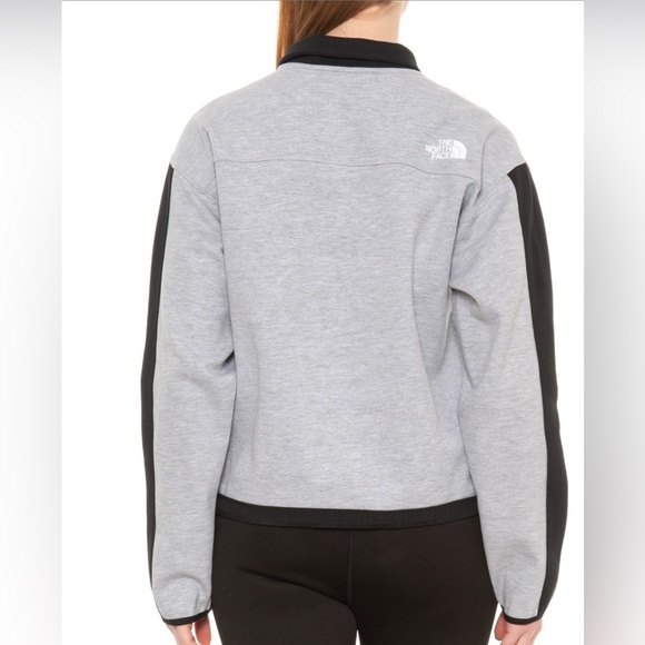 The North Face Tech Pullover Sweater - Zip Neck Size Color Light Grey Heather - Picture 4 of 6